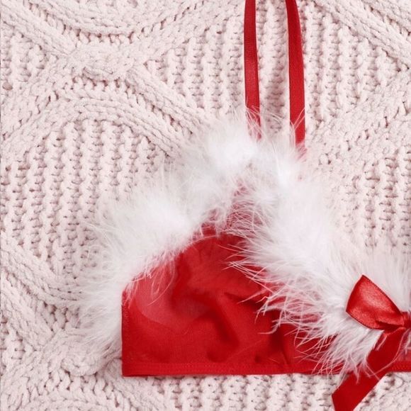 Ms Claus Santa Girl Costume Lingerie Set - Picture 2 of 4